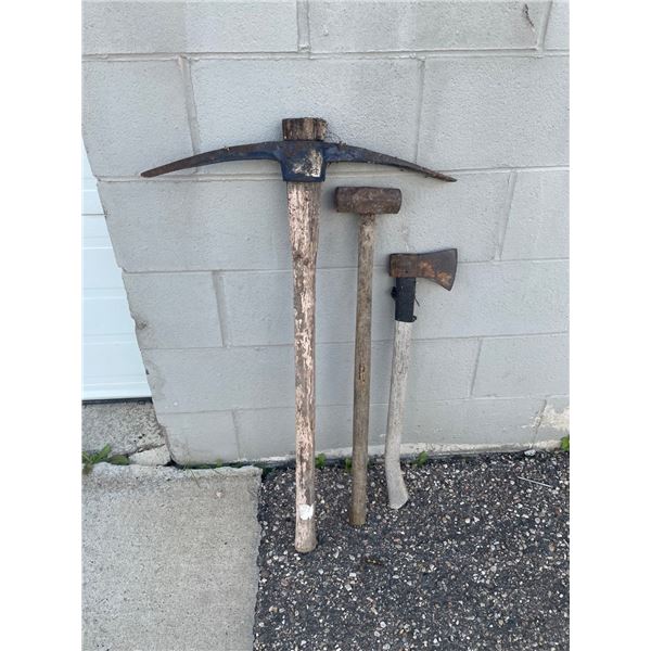 Axe and Large Hammers