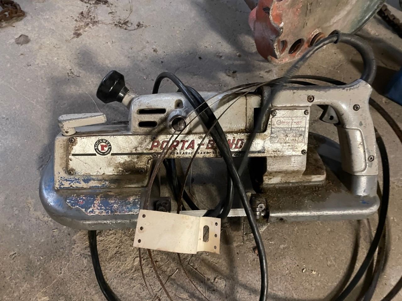 Rockwell PortaBand Saw Model 724 heavy duty