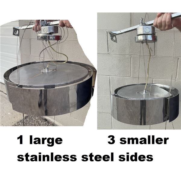 Industrial Lights , THREE Large, FOUR Smaller