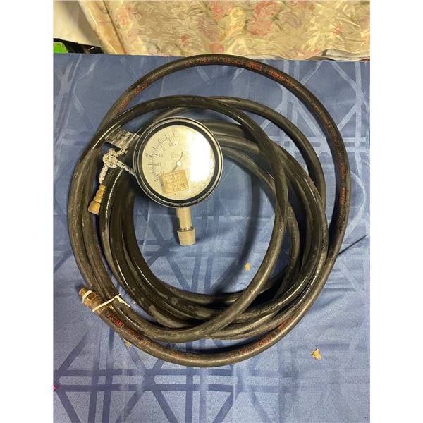 Pressure Gauge and Hose