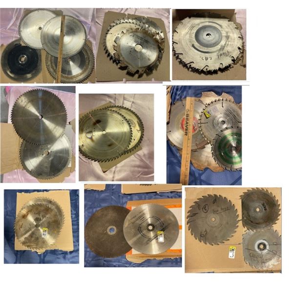 Large Collection of Saw Blades