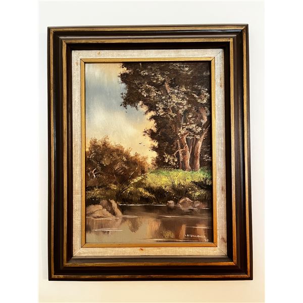 Summer Solitude Oil Painting by Lori Makulowich 1980