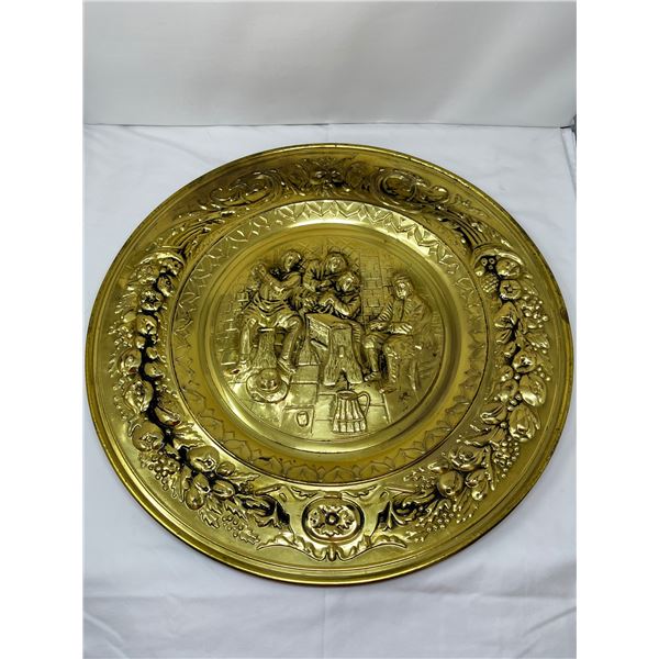 Large 22" Decorative Plate with Hanger