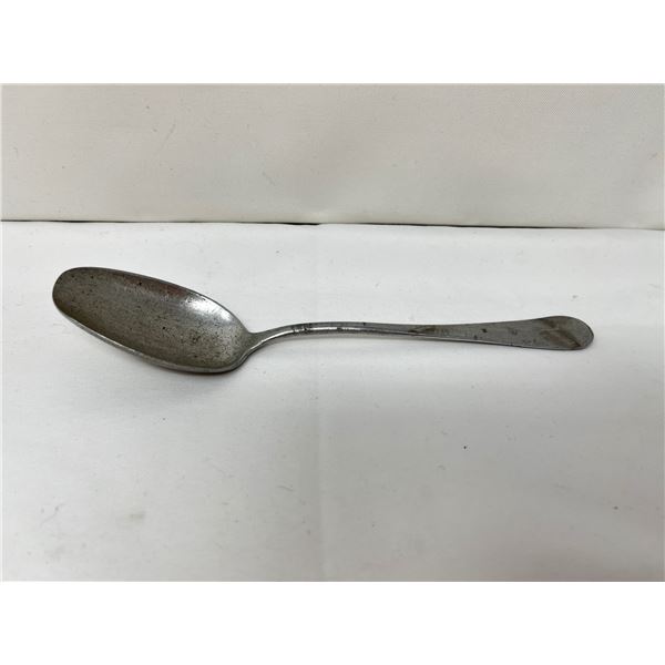 1939 Nazi Germany Aluminum Armed Forces Mess Spoon with German Eagle on Reverse