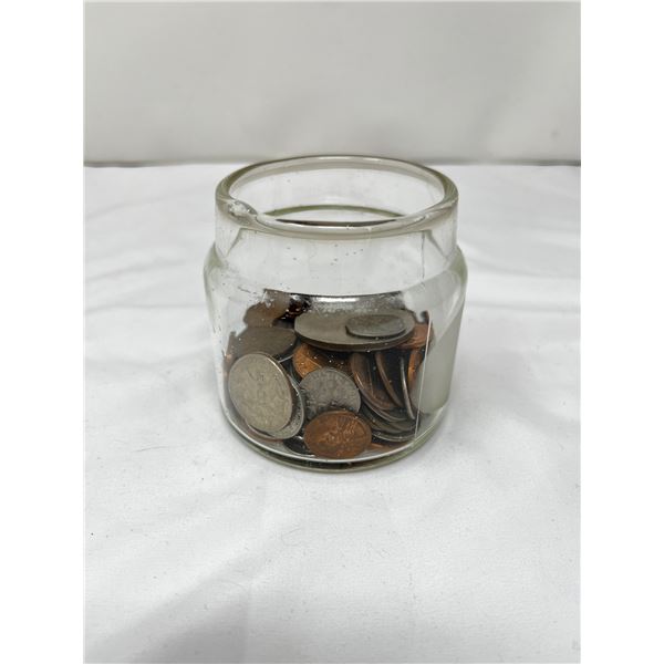 Jar of Assorted American Coins