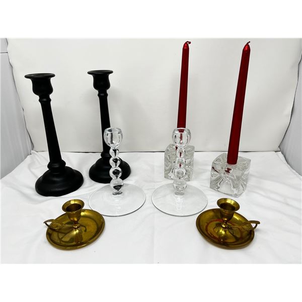 Candle Stick Holder Lot