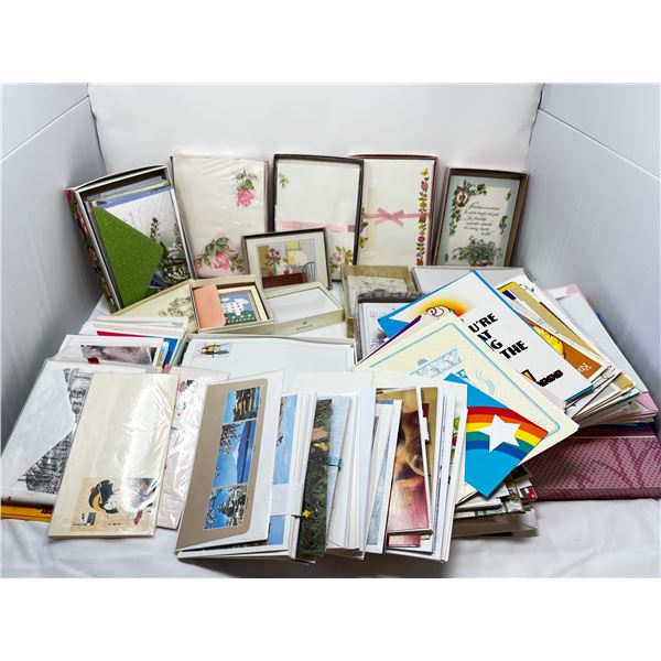 Large Lot of Assorted Cards and Envelopes