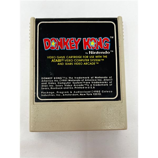 1982 Atari Donkey Kong video game cartridge