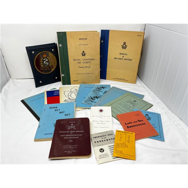 mixed lot of Military books and catalogs