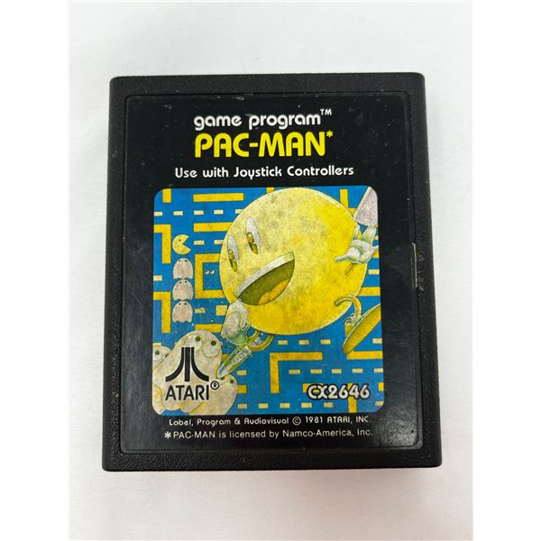 1981 Atari Pac-man video game cartridge