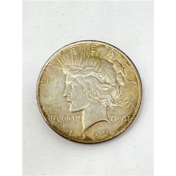 1922 USA Silver Peace Dollar
