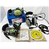 Image 1 : Lot of 3- David Clark airplane Pilot Headsets