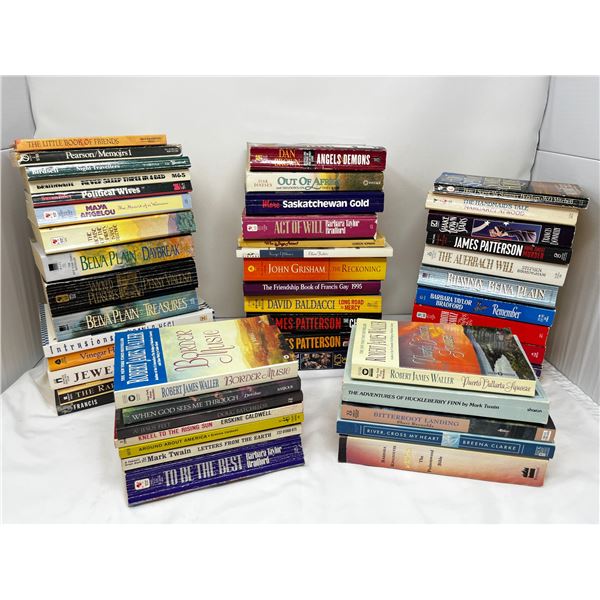 50 mixed novels and various books