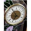 Image 4 : Handmade stain glass style pendulum clock