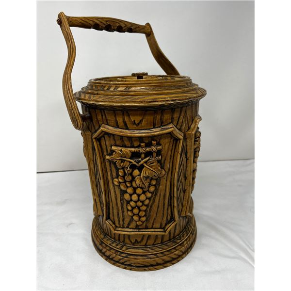 Wood grain pattern champagne cooler
