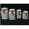 Image 1 : Set of 4 different porcelean storage jars