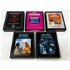 Image 1 : Group of 5 vintage ATARI Game Cartridges