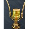 Image 3 : Set of two antiqued brass table lamps
