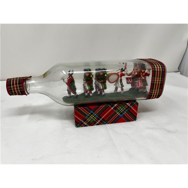 Scottish band in a bottle music box