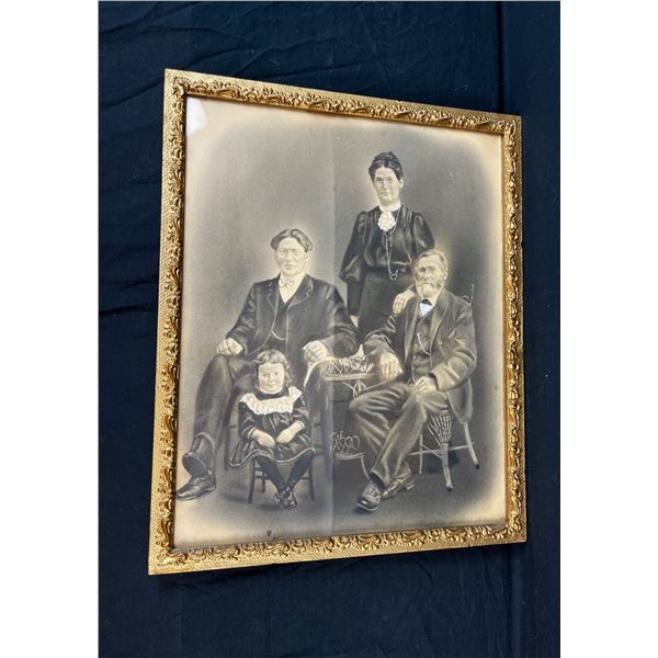 17.5"x21.5" Antique style portraiture