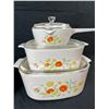 Image 2 : Corning ware 4 piece baking set with lids