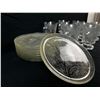Image 2 : 8 piece set of embossed cup and plate set