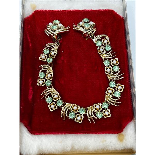 Designer "coro" matched costume jewlery set