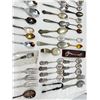 Image 2 : Mixed souvenir spoons and mixed cutlery