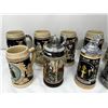 Image 1 : Souvenir German stonware steins and mugs