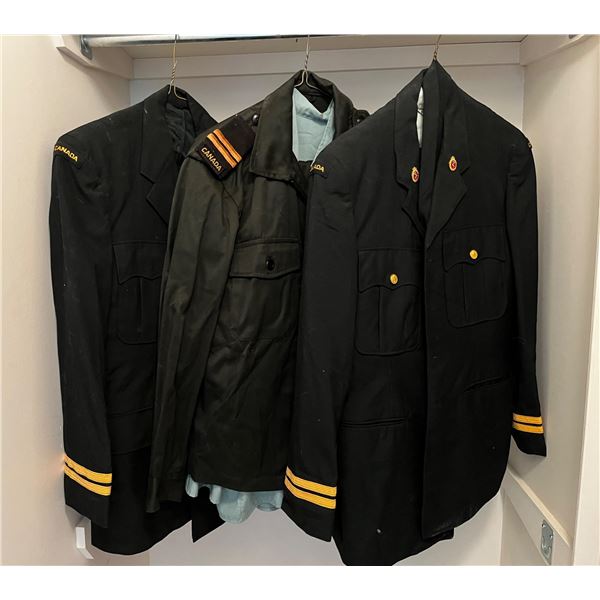 Lot of 3 Canada Military Dress uniforms