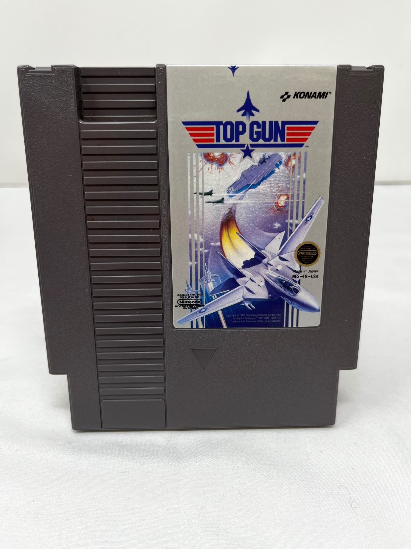 Classic Nintendo Top Gun Cartridge in box