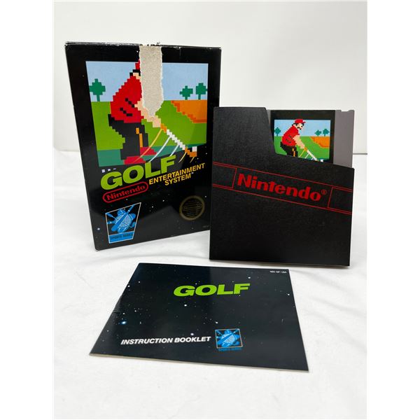 Classic Nintendo Golf Cartridge in box