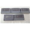 Image 3 : Lot of 5 super nintendo Game Cartridges