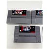 Image 4 : Lot of 5 super nintendo Game Cartridges
