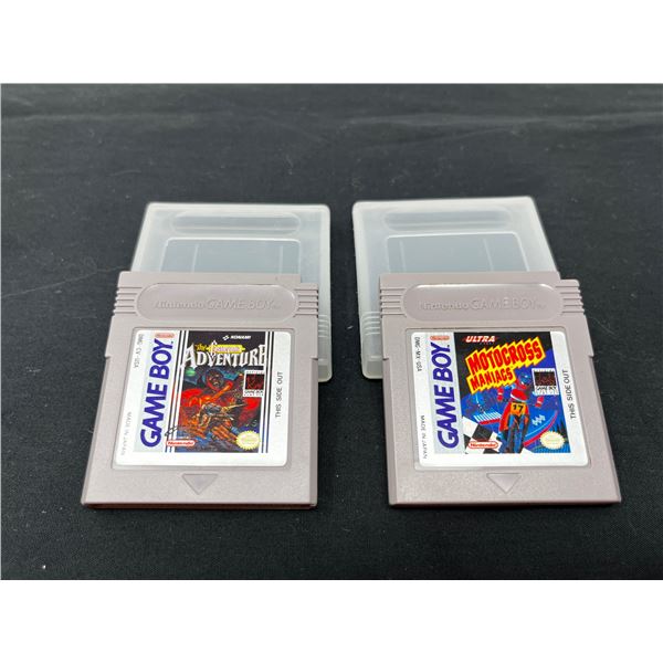 Group of two Vintage gameboy cartridges