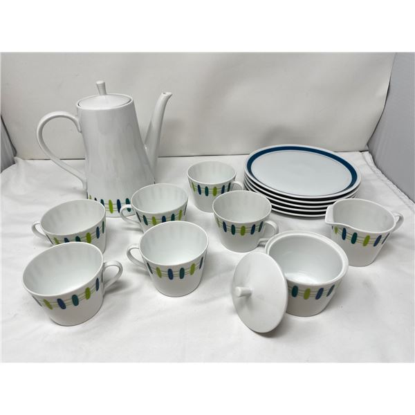 Melitta ware multicolour tea set