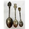 Image 2 : Lot of 6 solid silver collector spoons 67g total weight