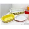 Image 8 : Pyrex, fire king and misc kitchen baking dishes