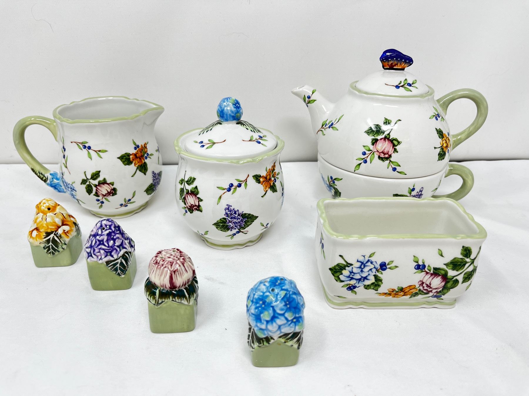 Princess house vintage garden pattern tea set