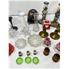 Image 2 : Lot of candle holders, singles pairs and sets