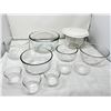 Image 1 : Lot of 10 mixed glass bowls, and measuring cup