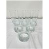 Image 1 : Lot of 10 monogramed drinking glasses