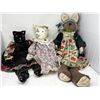 Image 1 : Lot of three dressed cat dolls