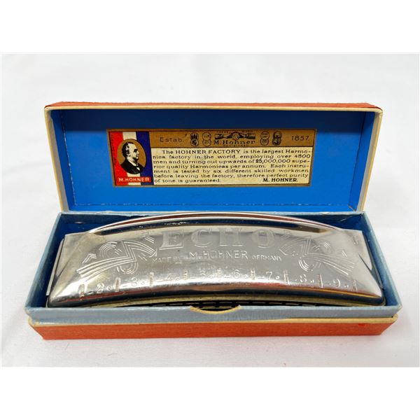 M. Hohner German harmonica in box