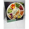Image 1 : Lazy suzan with 5 plate serving pieces