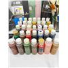 Image 3 : Mixed lot of art supplies, paint, brushes, and misc