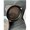 Image 3 : Lot of three cooking pots including steam pot