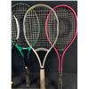 Image 4 : Mixed sporting equipment mostly tennis rackets
