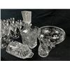 Image 3 : Cut glass style bar set with bowls and decanter