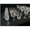 Image 4 : Cut glass style bar set with bowls and decanter
